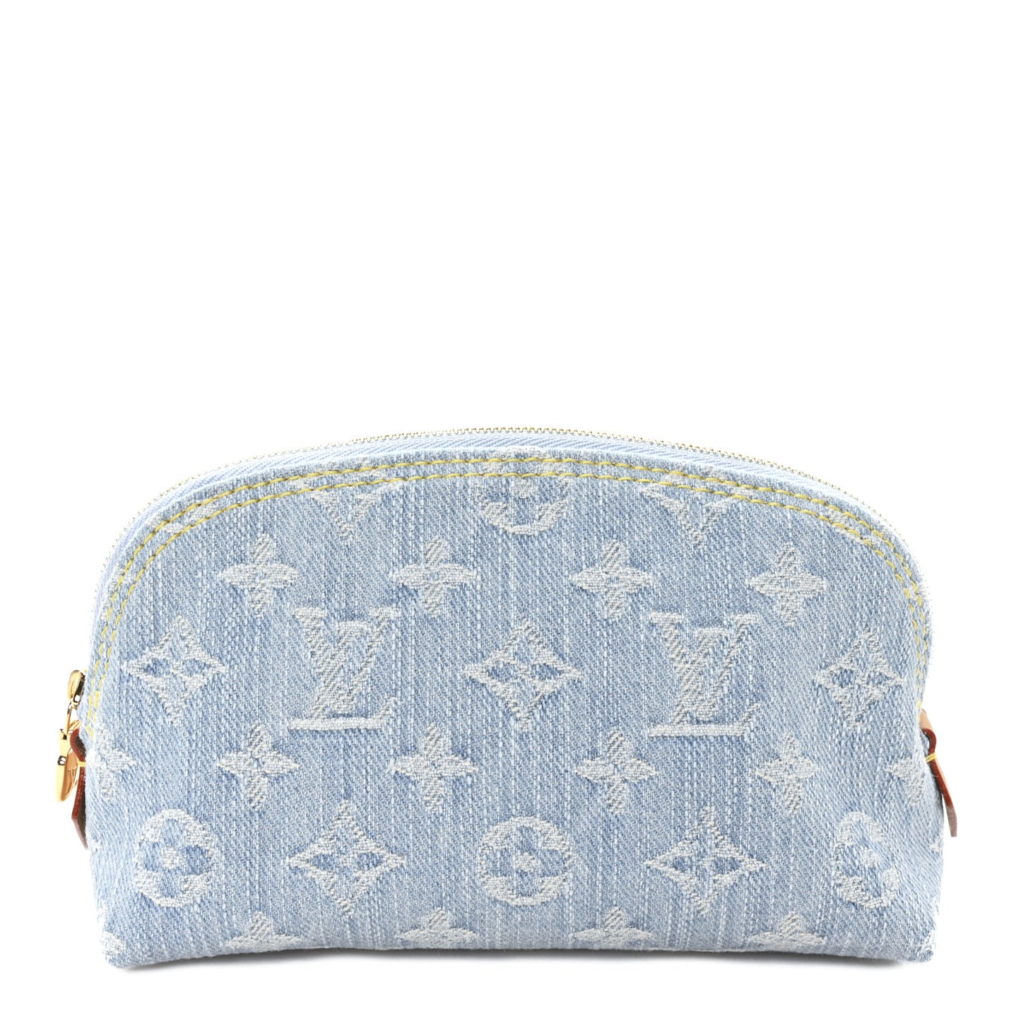Denim Monogram Pochette Cosmetique PM Sky Blue