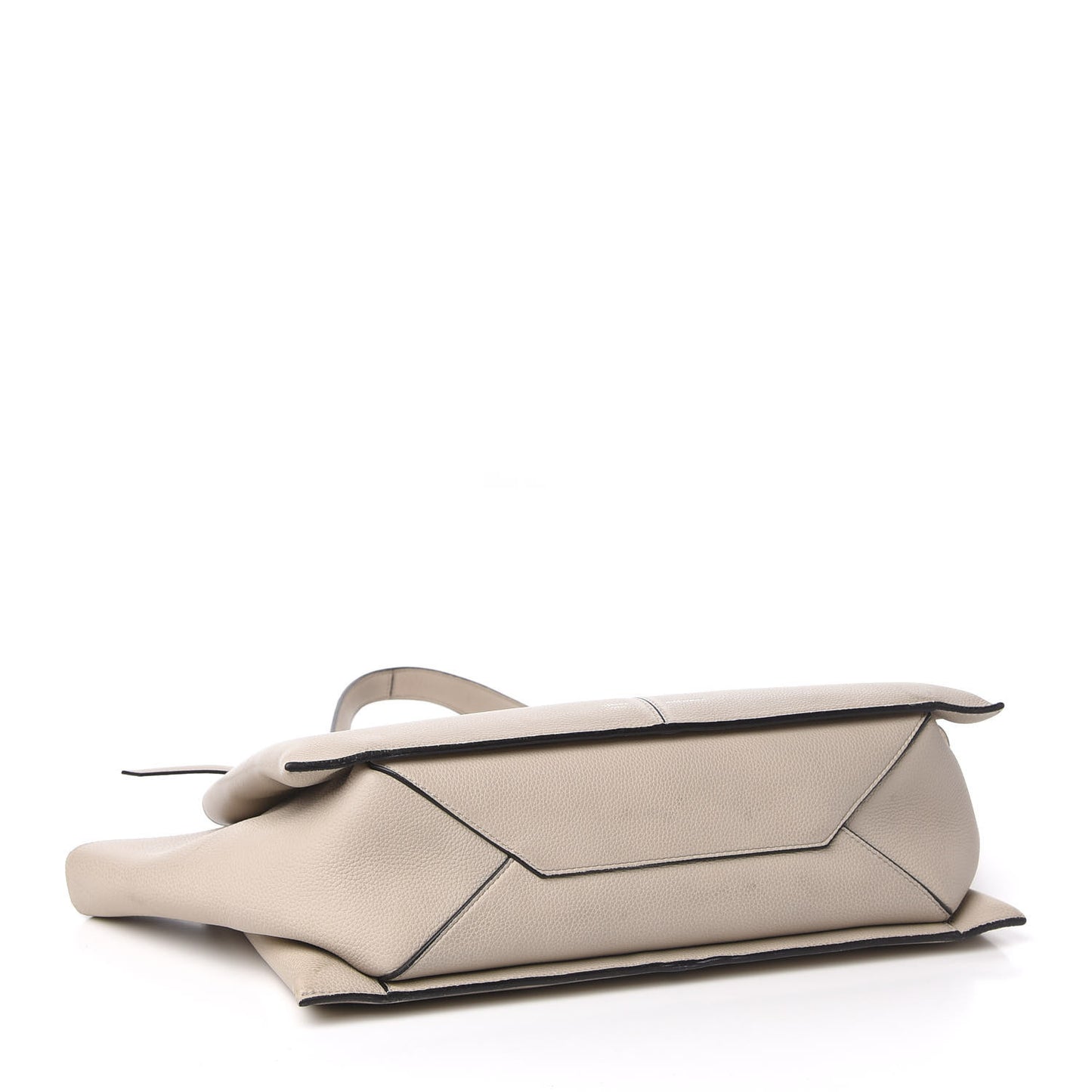Baby Grained Calfskin Medium Tri-Fold Bag Dune