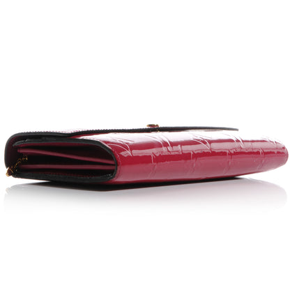 Louis Vuitton Vernis Sarah Wallet Rose Indien 4 of 8