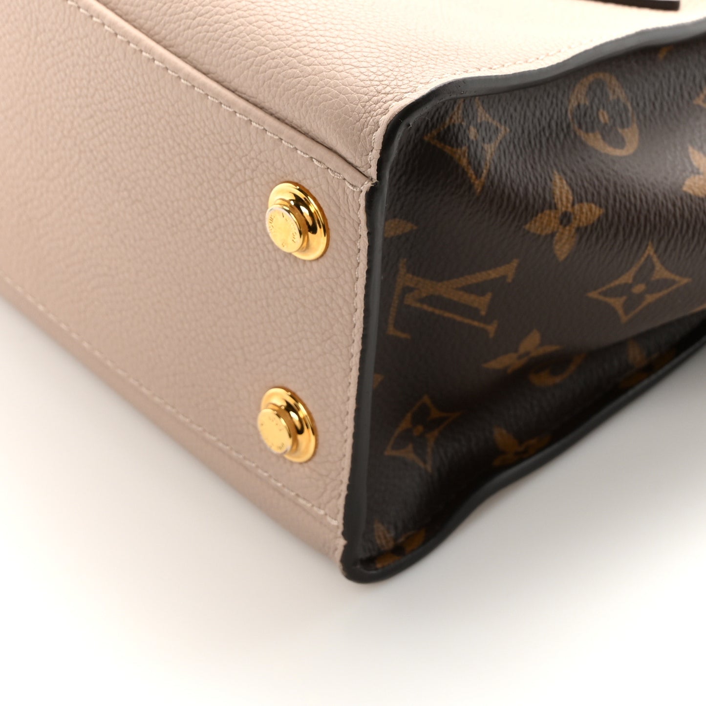 Calfskin Monogram On My Side PM Greige