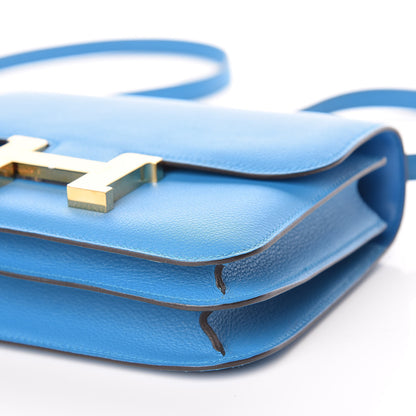 Hermes Evercolor Constance 18 Bleu Azteque 19 of 20