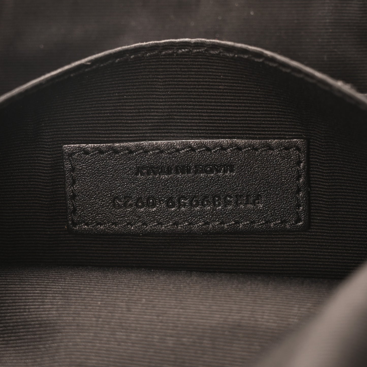 Grain De Poudre Monogram Belt Bag Black