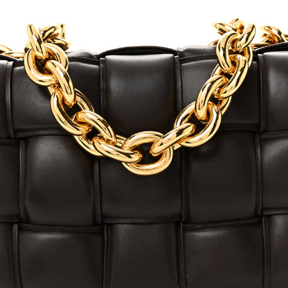 Bottega Veneta Lambskin Maxi Intreccio Padded Chain Cassette Crossbody Bag Fondant 8 of 12