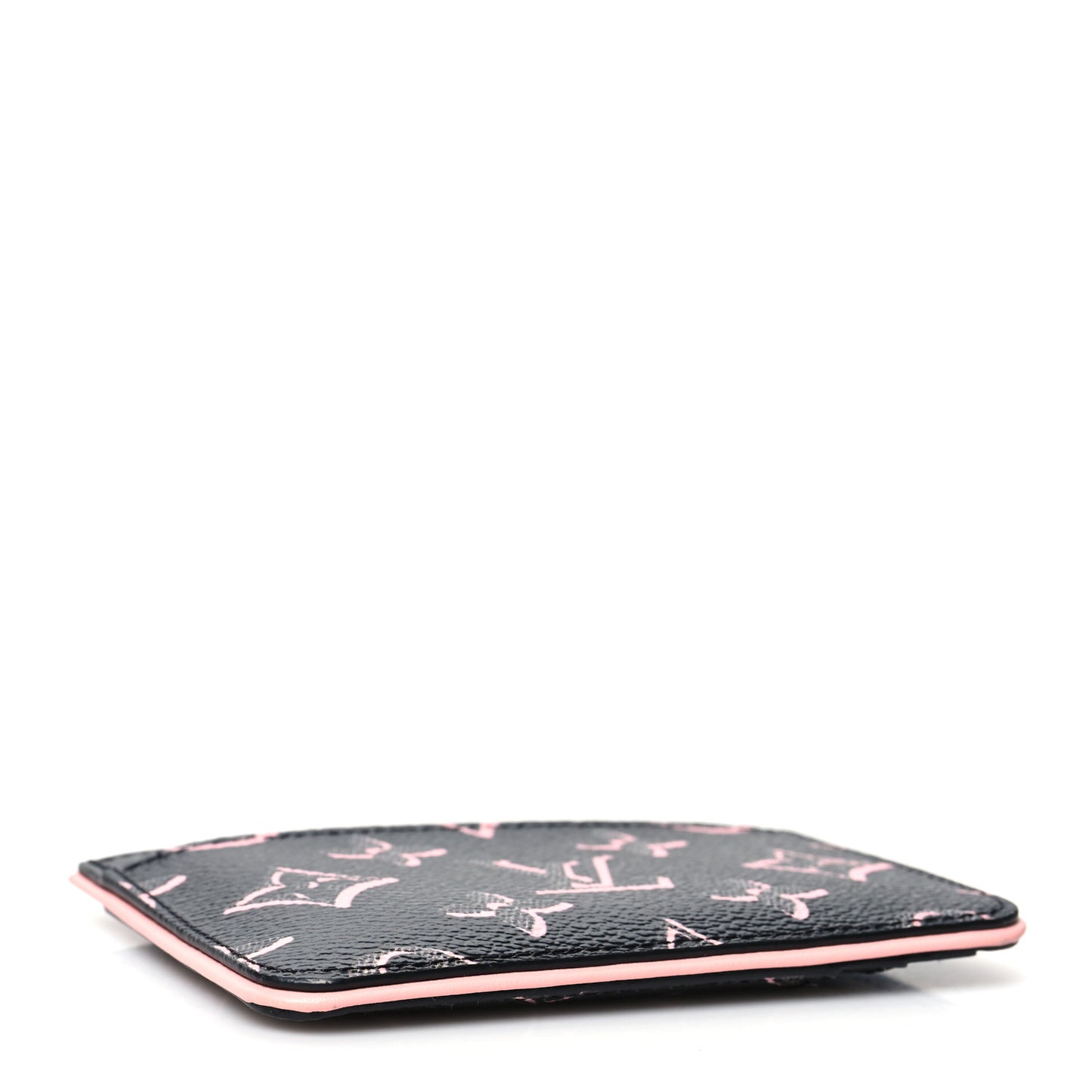 Monogram Fall for You LV Side-Up Card Holder Black