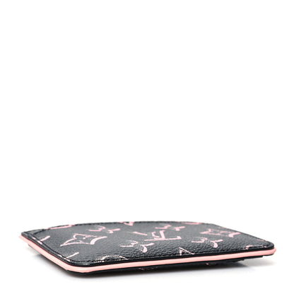 Louis Vuitton Monogram Fall for You LV Side-Up Card Holder Black 4 of 10