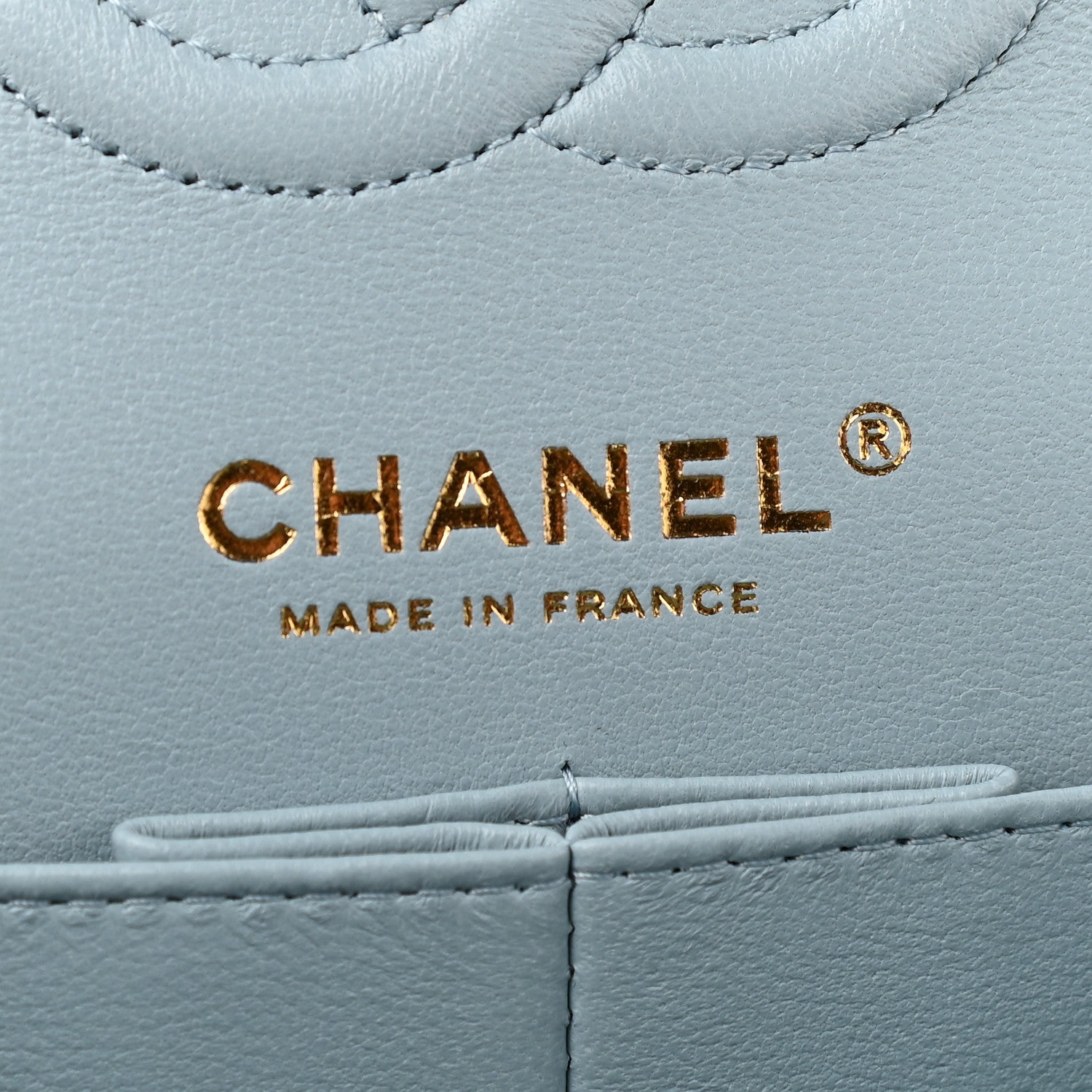 Chanel Caviar Quilted Small Double Flap Light Blue 5 of 8