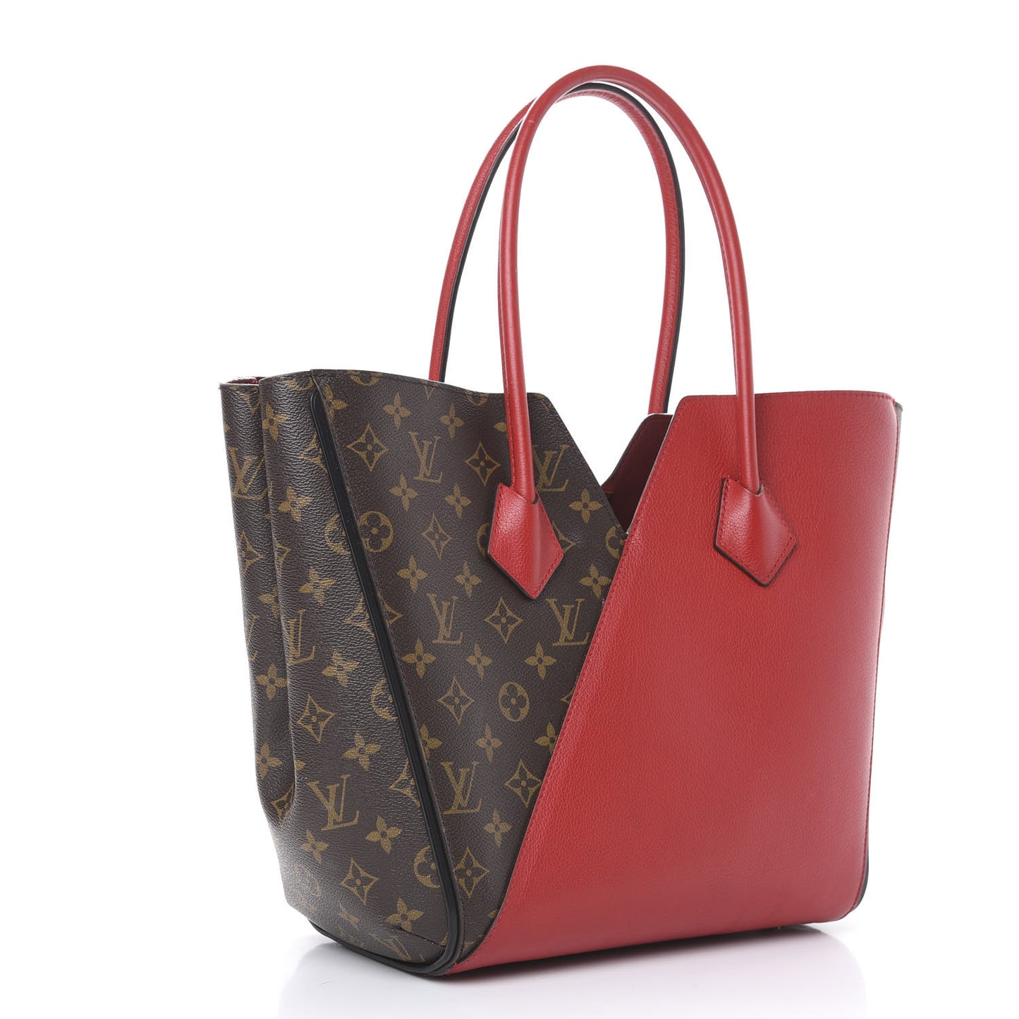 Calfskin Monogram Kimono Tote Cherry