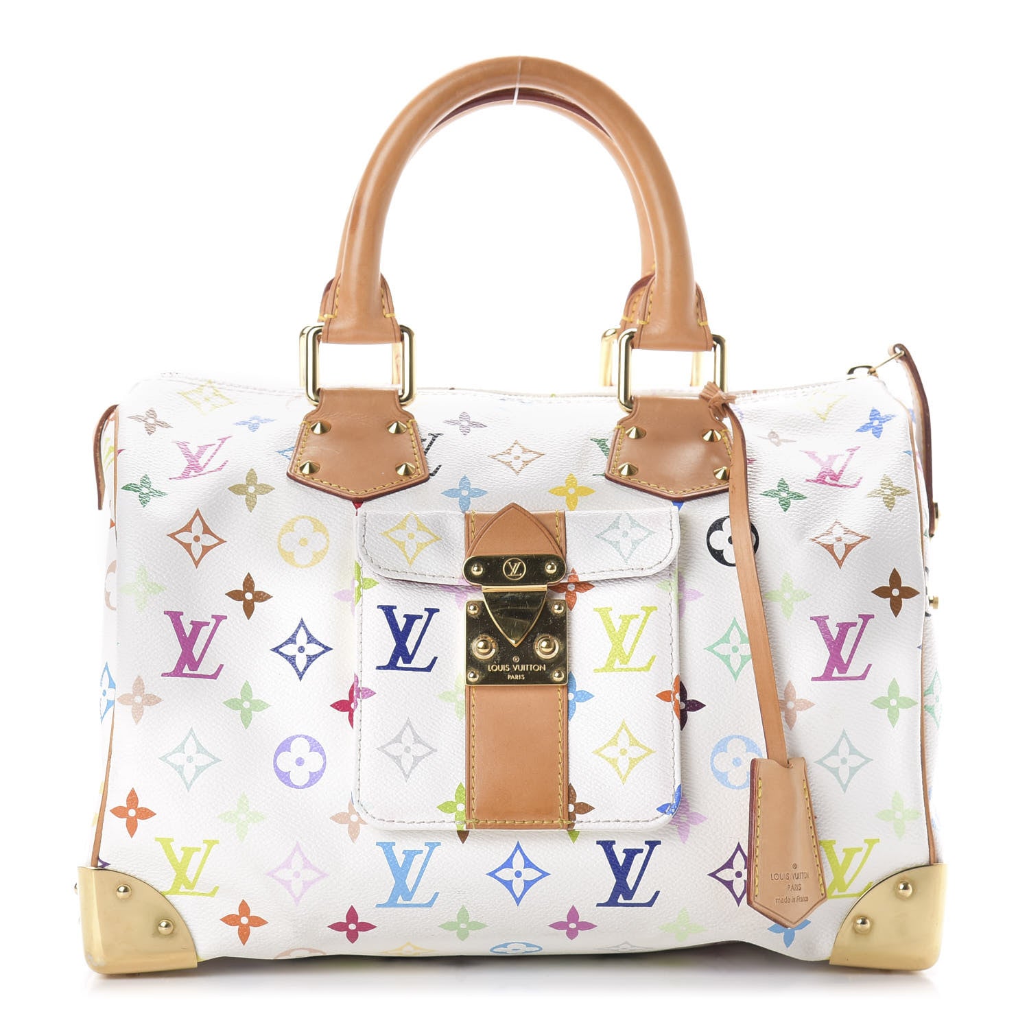Louis Vuitton Monogram Multicolor Speedy 30 White 1 of 23