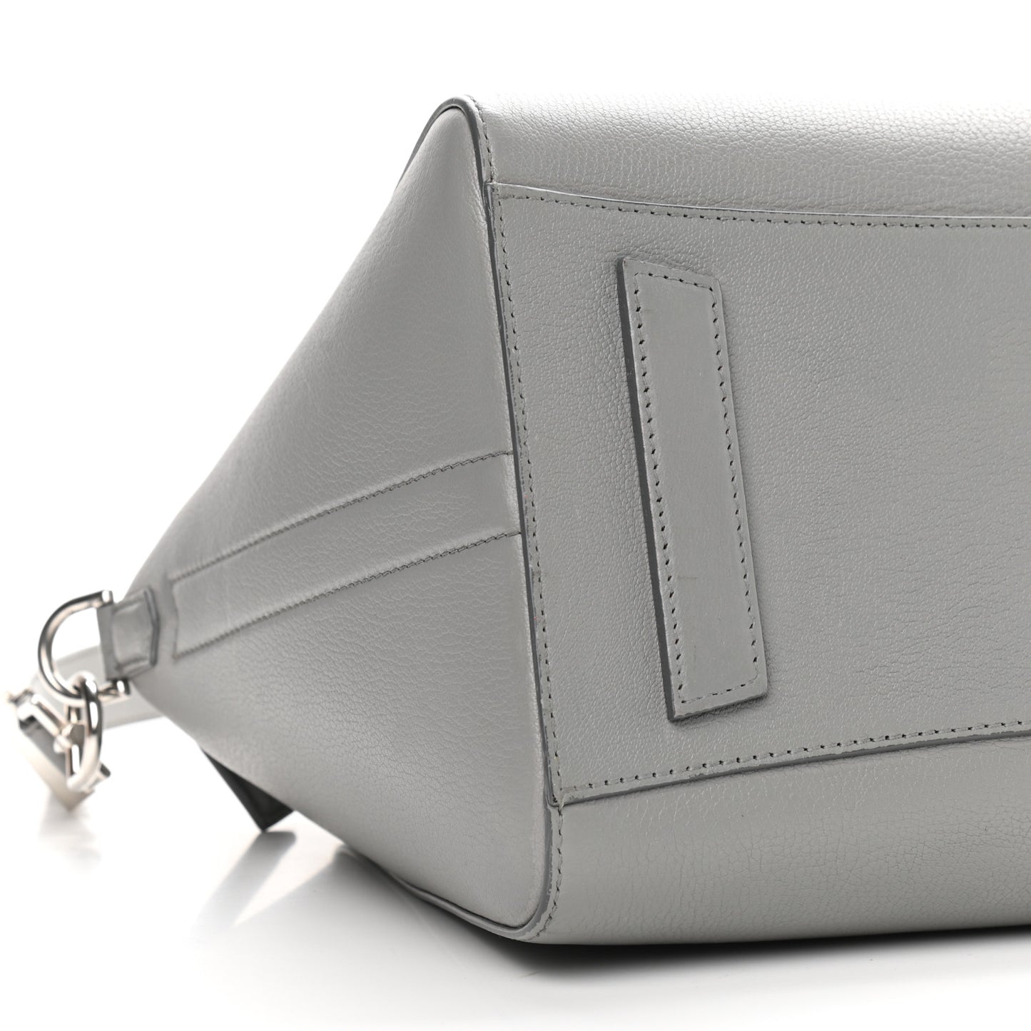 Sugar Goatskin Medium Antigona Pearl Grey