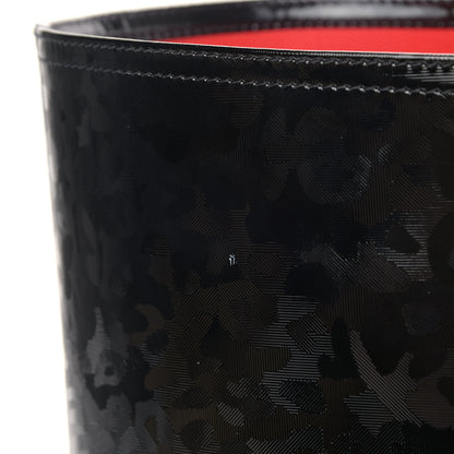 Christian Louboutin Patent Calfskin Print Leopard Print Spikes East West Cabata Tote Black 9 of 9