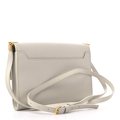Saint Laurent Grain de Poudre Mini Uptown Crossbody Bag Crema Soft 3 of 12