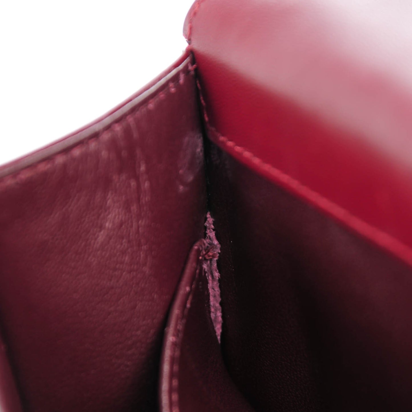 Lambskin Quilted Medium Crossing Times Flap Red