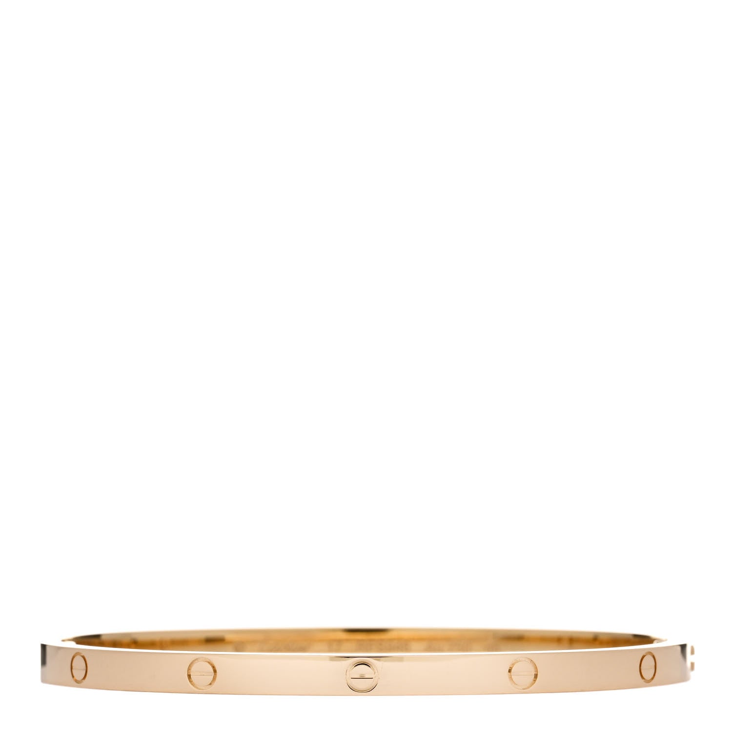 Cartier 18K Yellow Gold Small LOVE Bracelet 17 1 of 5