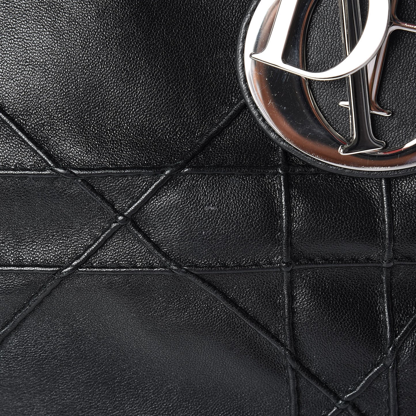 Lambskin Cannage Medium Granville Tote Black