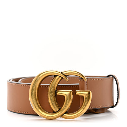 Gucci Calfskin Double G 40mm Belt 95 38 Tan 1 of 7