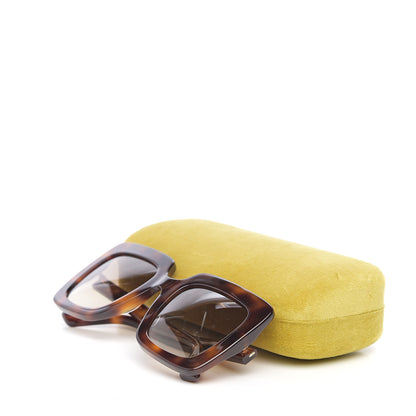 Gucci Acetate Oversize Sunglasses GG0328S Tortoise 8 of 8