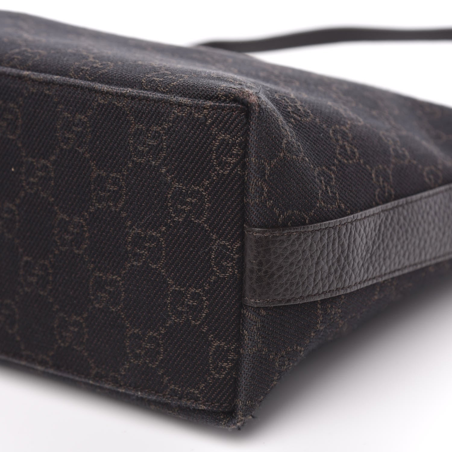 Gucci Monogram Hobo Dark Brown 9 of 10