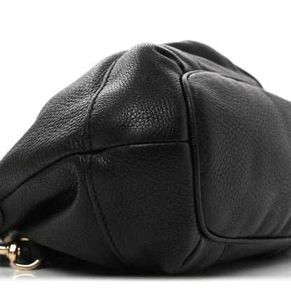 Gucci Calfskin Medium Sukey Top Handle Bag Black 8 of 9