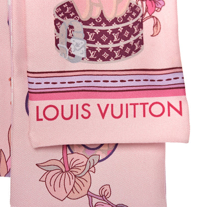 Louis Vuitton Silk Monogram Superstition Bandeau Light Pink 3 of 5