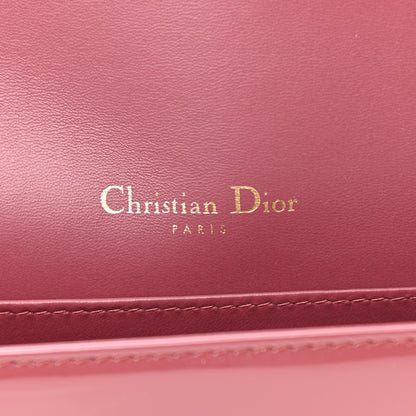 Christian Dior Patent Cannage Lady Dior Clutch Mallow Rose 7 of 10