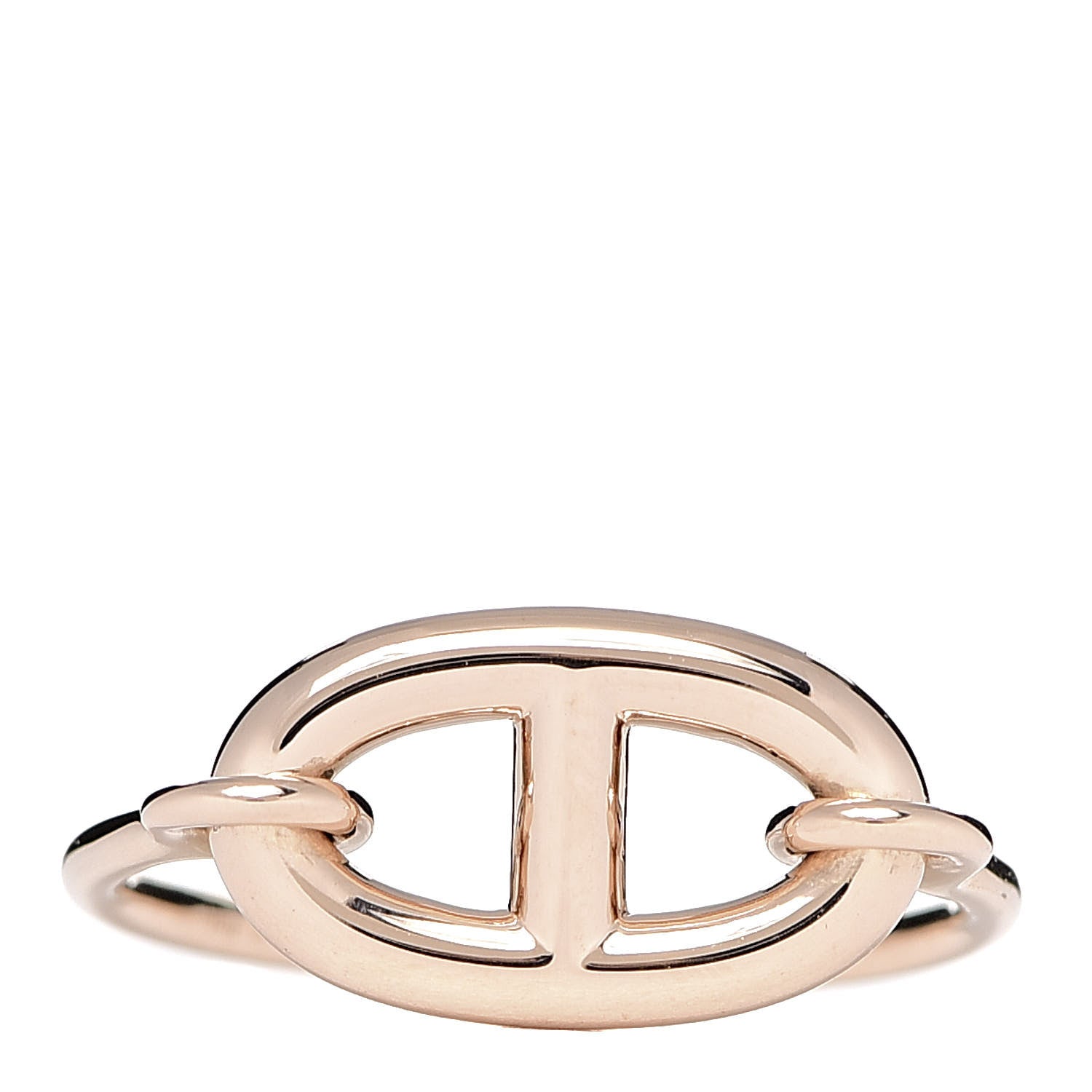 Hermes 18K Rose Gold PM Ronde Ring 47 4 1 of 6