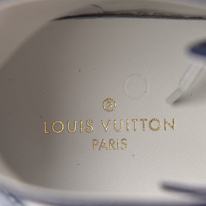 Louis Vuitton Calfskin Tattoo Sneaker Boots 8.5 Blue 8 of 9