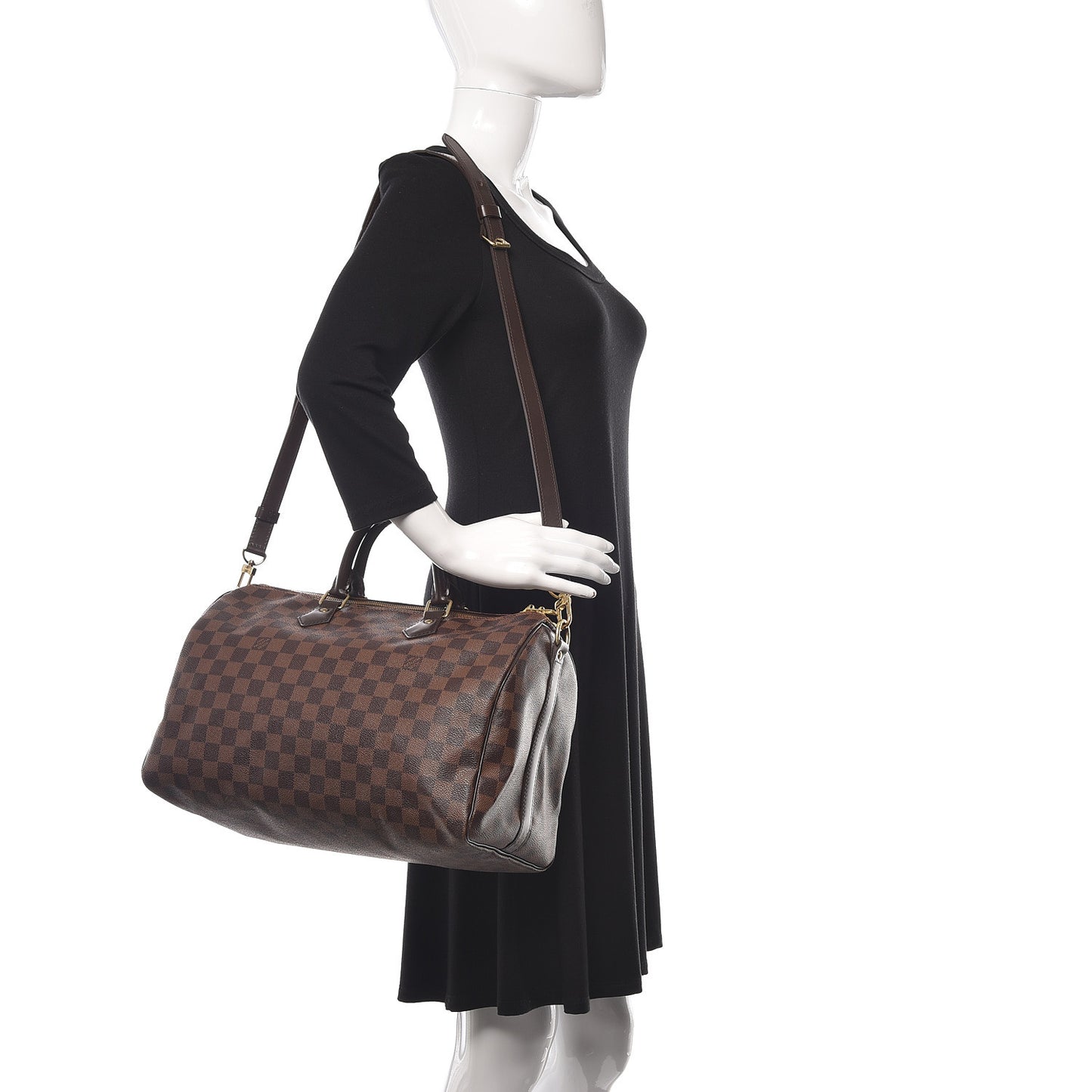 Damier Ebene Speedy Bandouliere 35