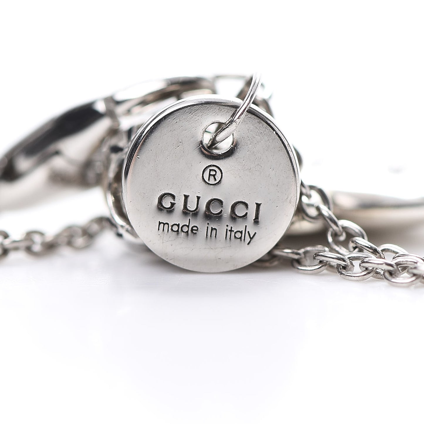 Sterling Silver Blind for Love Heart Pendant Necklace
