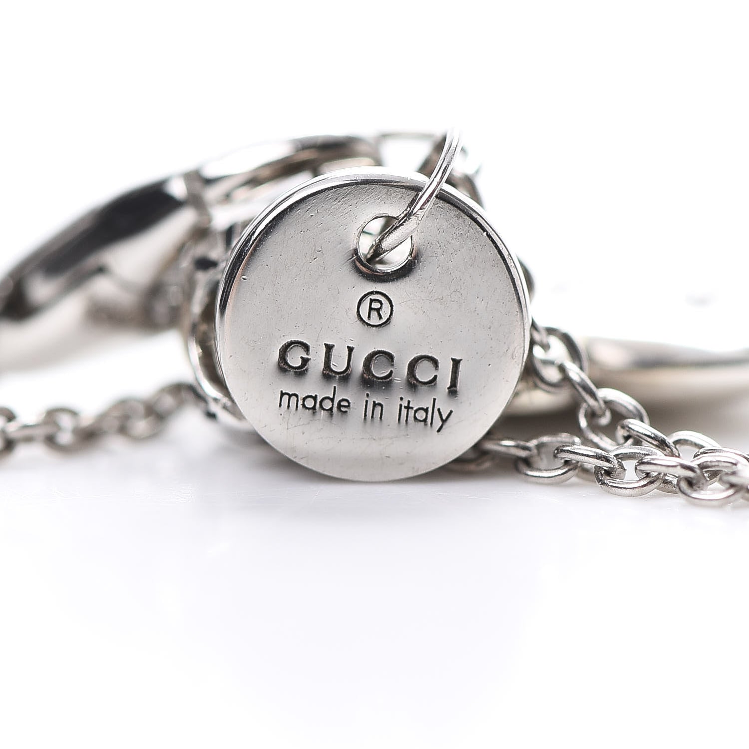 Gucci Sterling Silver Blind for Love Heart Pendant Necklace 4 of 7