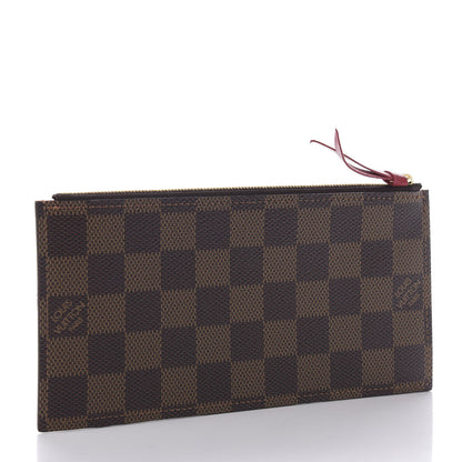 Louis Vuitton Damier Ebene Felicie Chain Wallet Zippered Insert 3 of 6