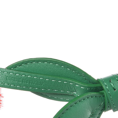 Fendi Mink Fur Vitello Dolce F is Fendi Cherry Bag Charm Strawberry Verde Band 4 of 5
