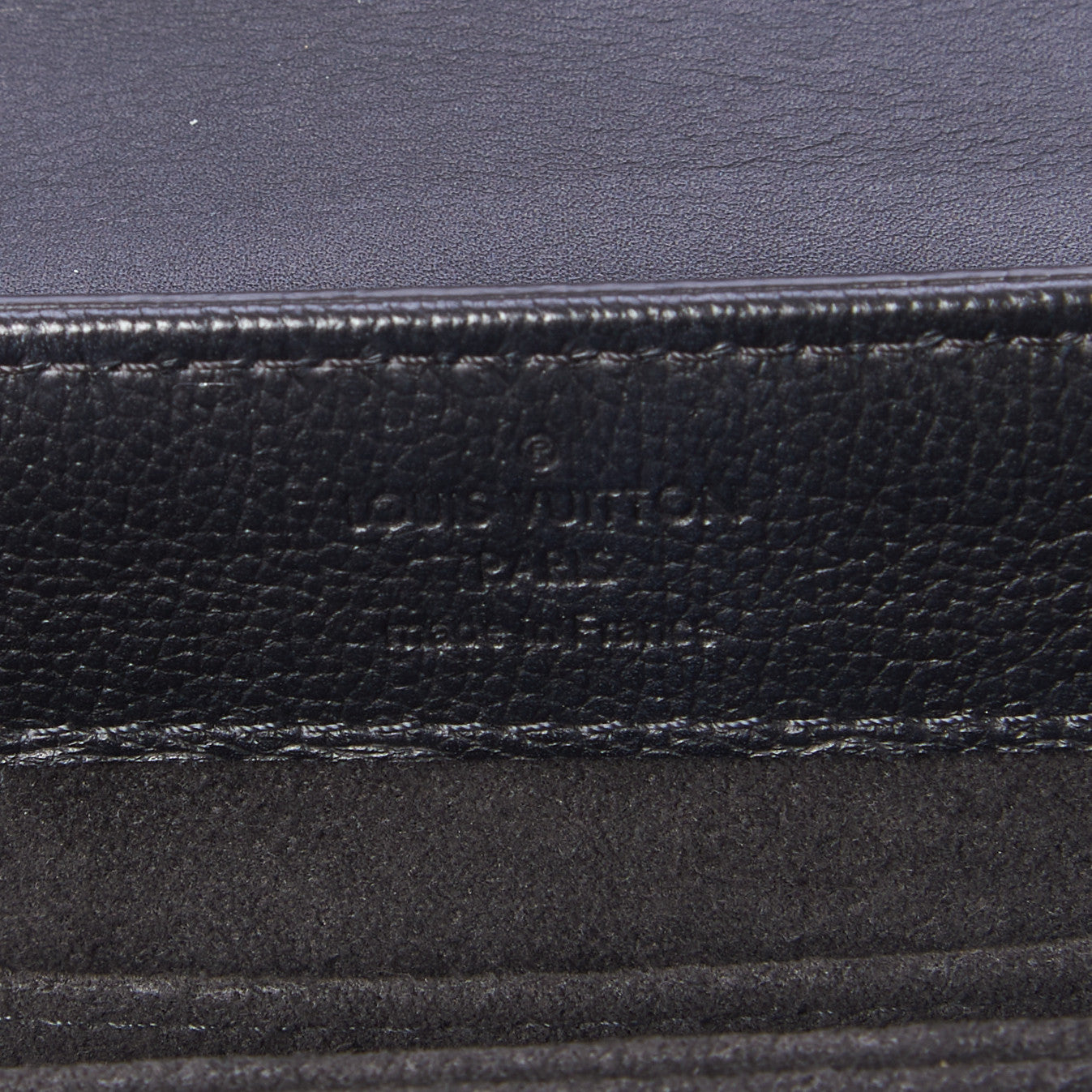 Monogram Cuir Plume Ecume Very Chain Bag Black