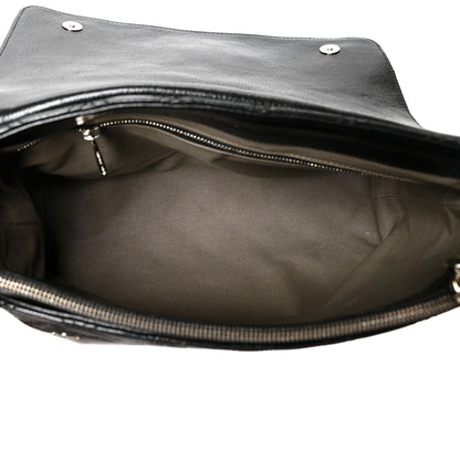 Marc Jacobs Lacquered Lambskin The XL Single Flap Black 5 of 10