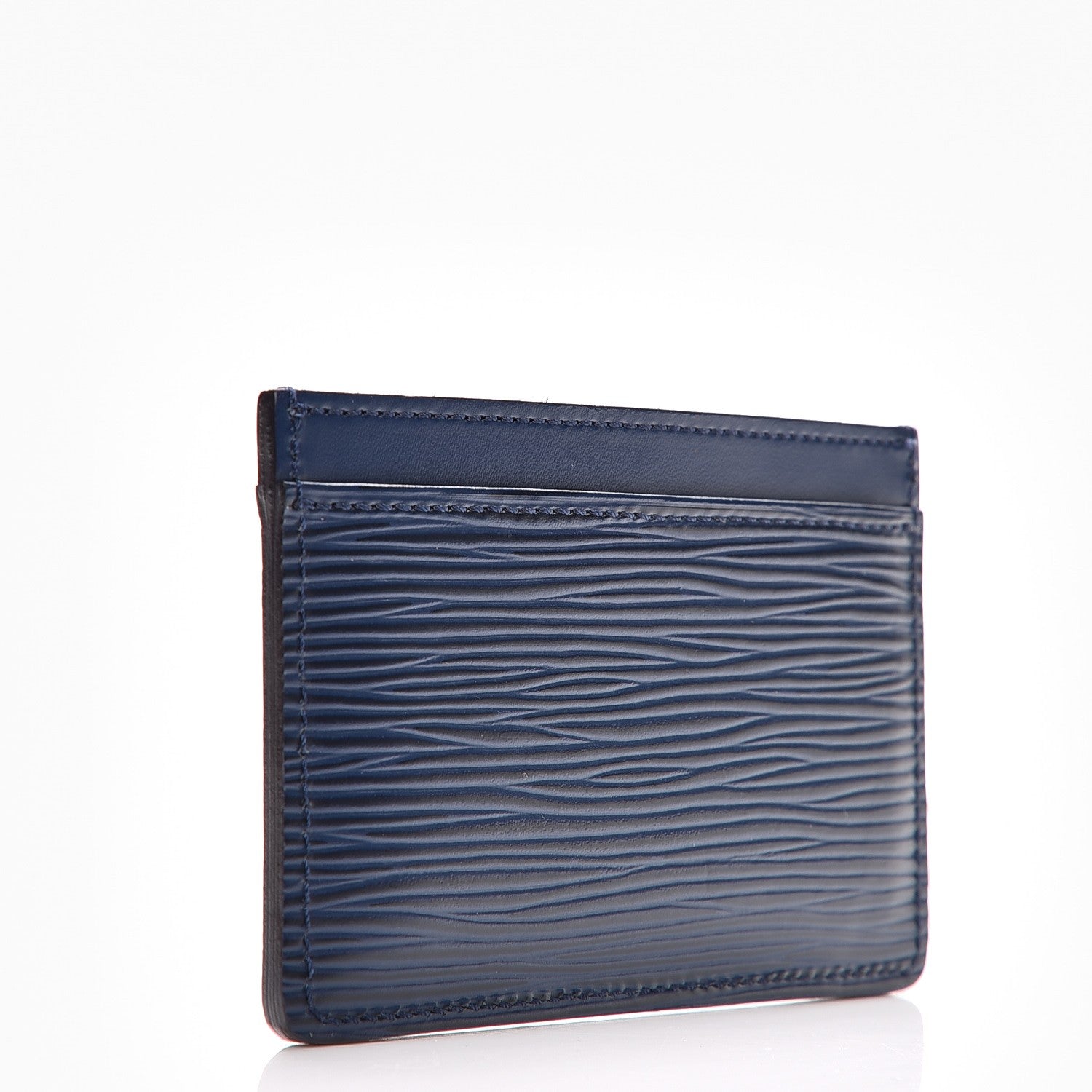 Louis Vuitton Epi Card Holder Indigo 3 of 7