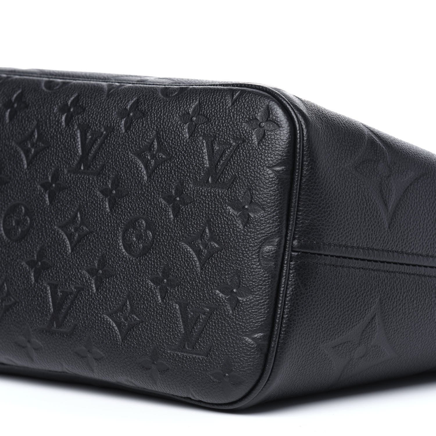 Louis Vuitton Empreinte Monogram Giant Neverfull MM Black 8 of 9