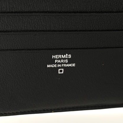 Hermes Matte Alligator MC2 Copernic Compact Wallet Black 6 of 7