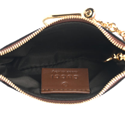 Gucci GG Supreme Monogram Key Case Beige Ebony Cuir 5 of 8