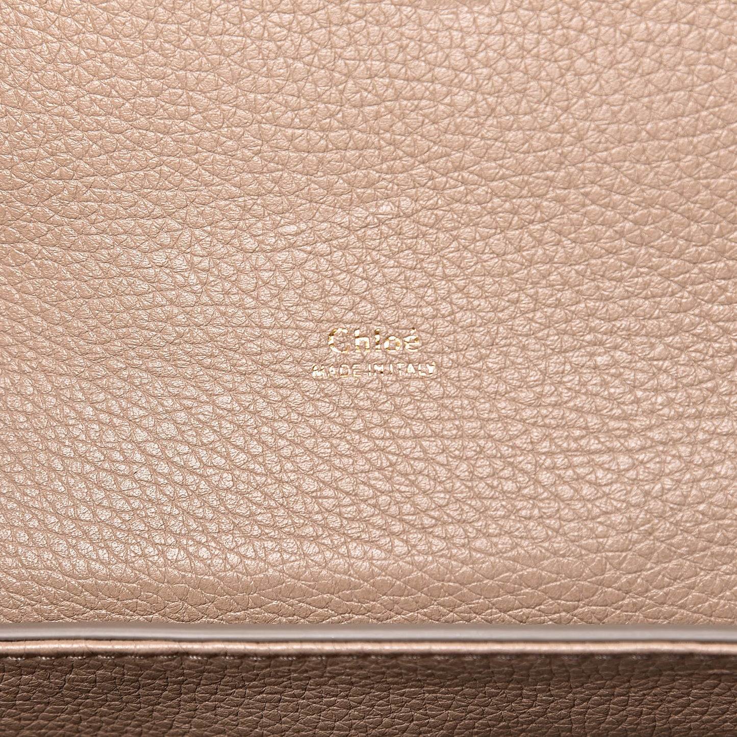 Shiny Grained Calfskin Medium Aby Day Shoulder Bag Motty Grey