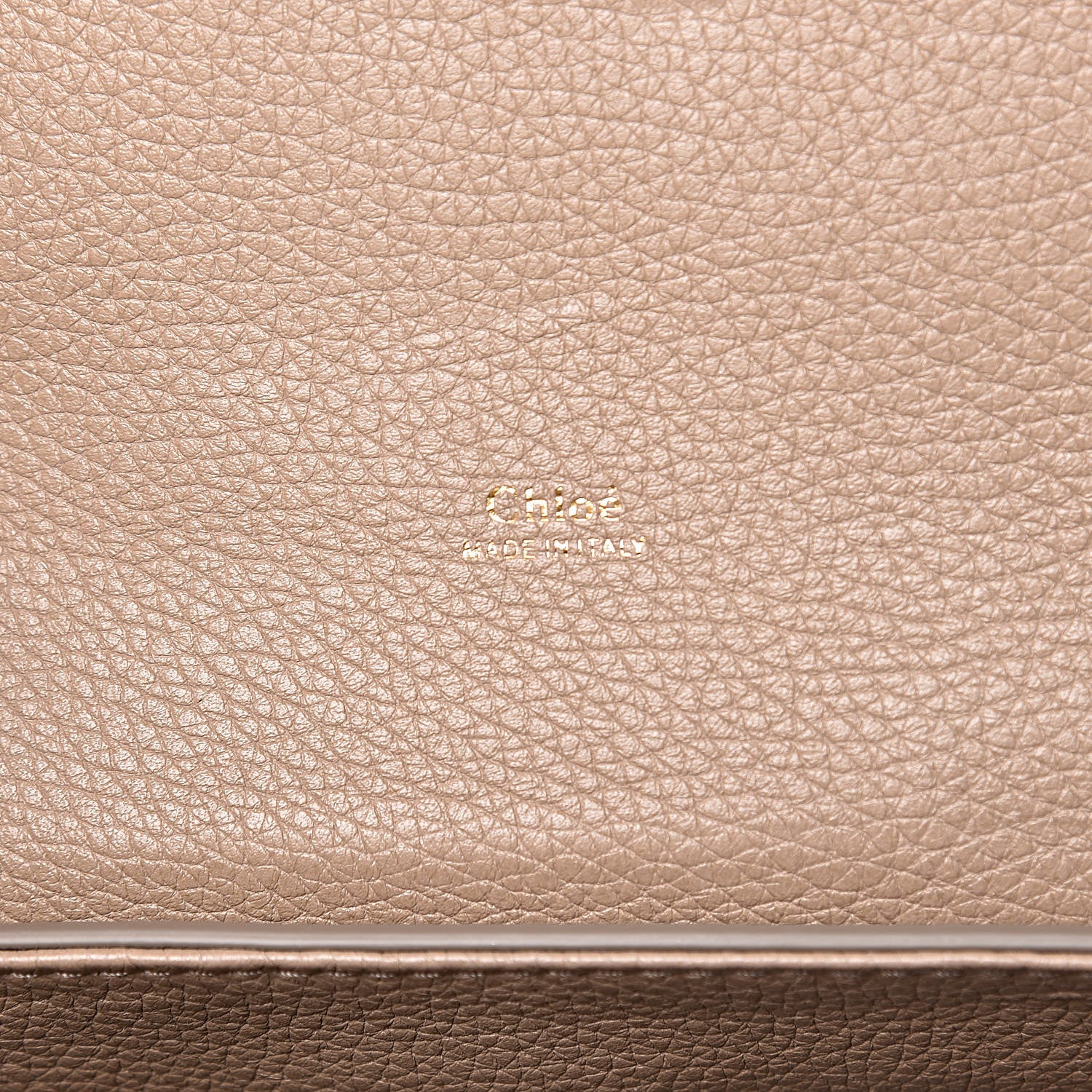 Chloe Shiny Grained Calfskin Medium Aby Day Shoulder Bag Motty Grey 7 of 10
