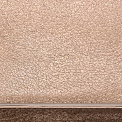 Chloe Shiny Grained Calfskin Medium Aby Day Shoulder Bag Motty Grey 7 of 10