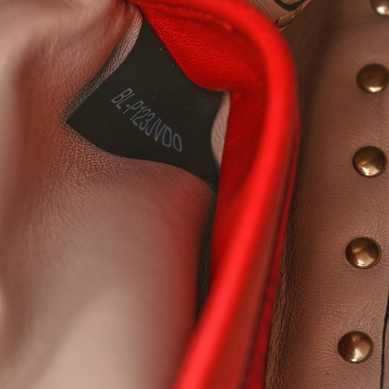 Valentino Garavani Patent Small Rockstud Spike Shoulder Bag Water Rose 7 of 8