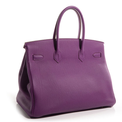 Hermes Togo Birkin 35 Anemone 3 of 10