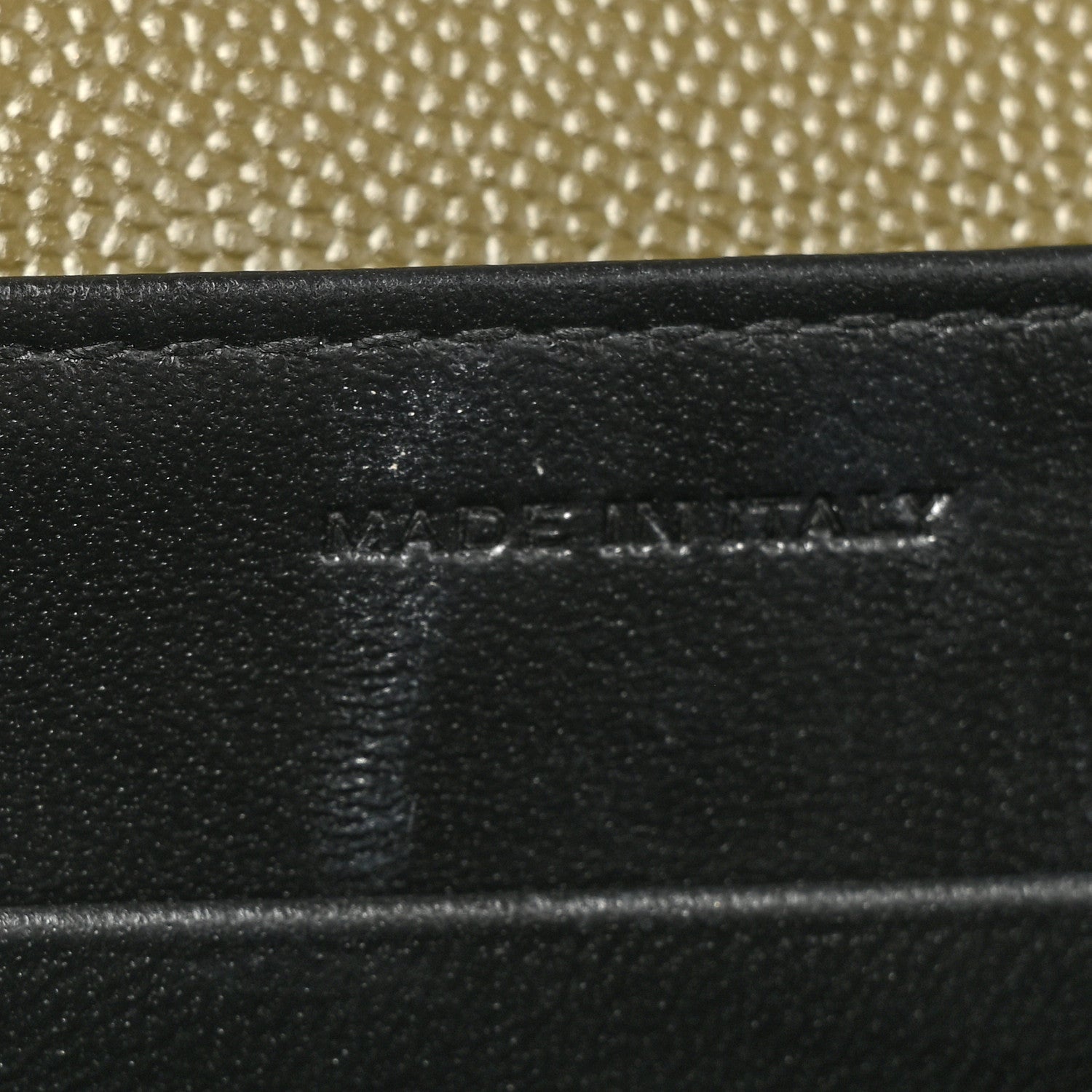 Saint Laurent Grain De Poudre Monogram Cassandra Chain Wallet Ver Kaki 7 of 10