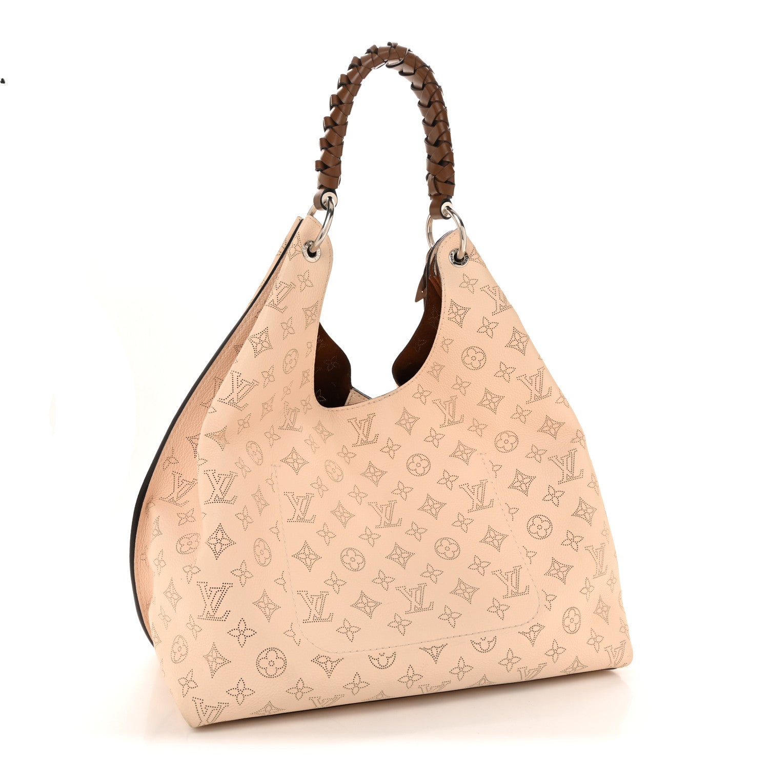 Louis Vuitton Mahina Carmel Hobo Creme 3 of 12