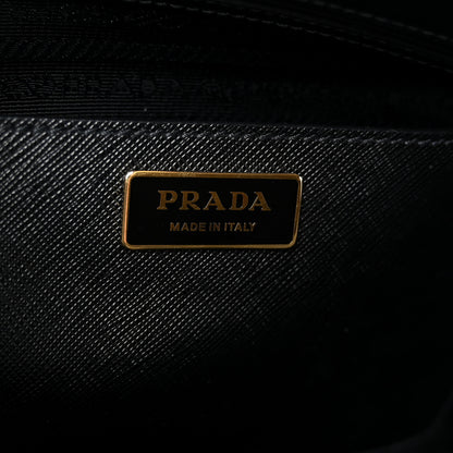 Prada Saffiano Medium Galleria Double Zip Tote Black 5 of 9