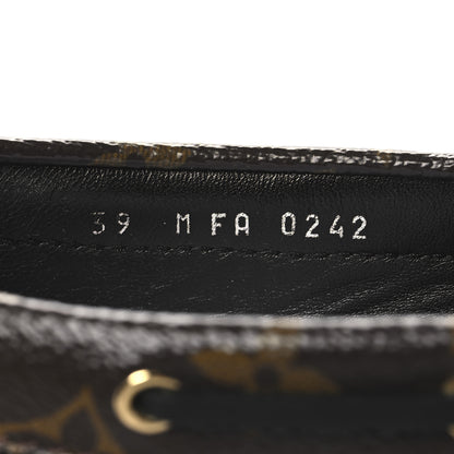 Louis Vuitton Patent Reverse Monogram Gloria Loafers 39 7 of 8