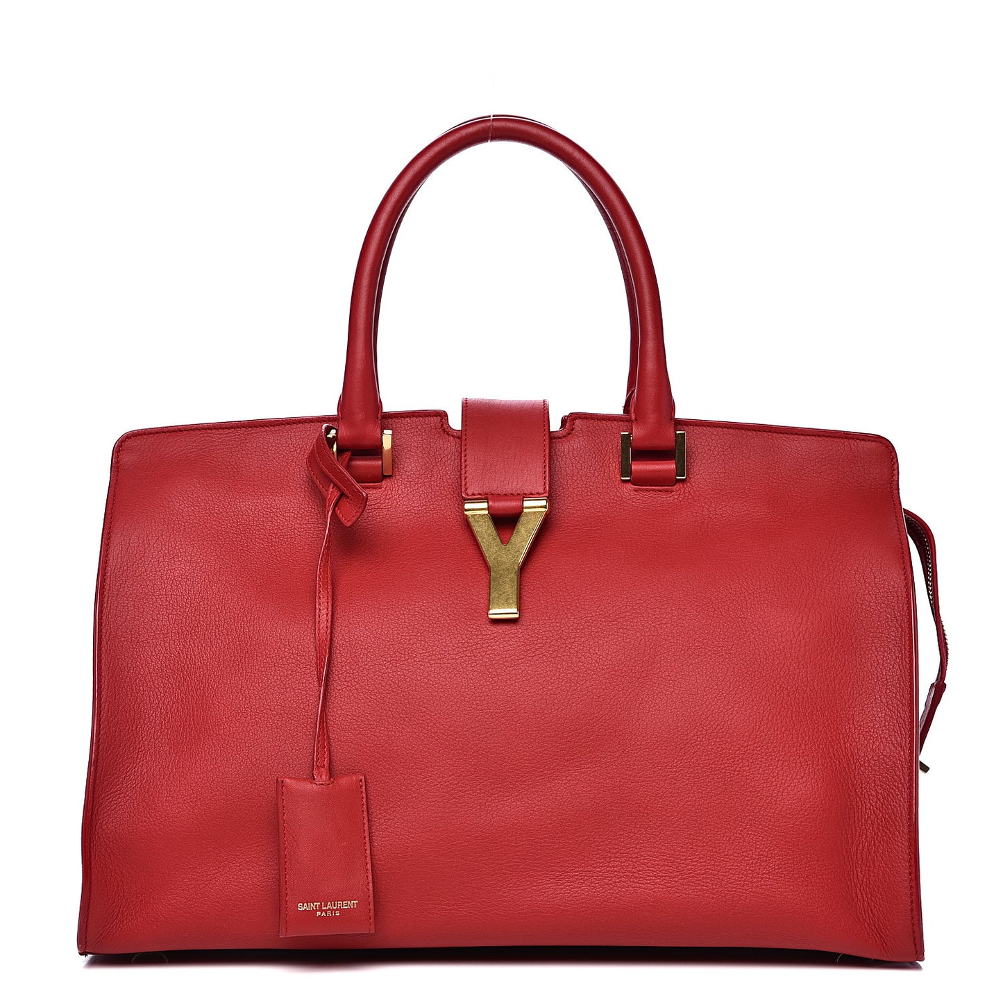 Calfskin Medium Classic Y Cabas Red