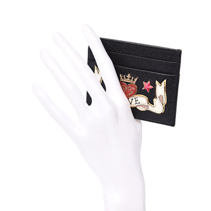 Dolce & Gabbana Dauphine Love Card Holder Black 2 of 7