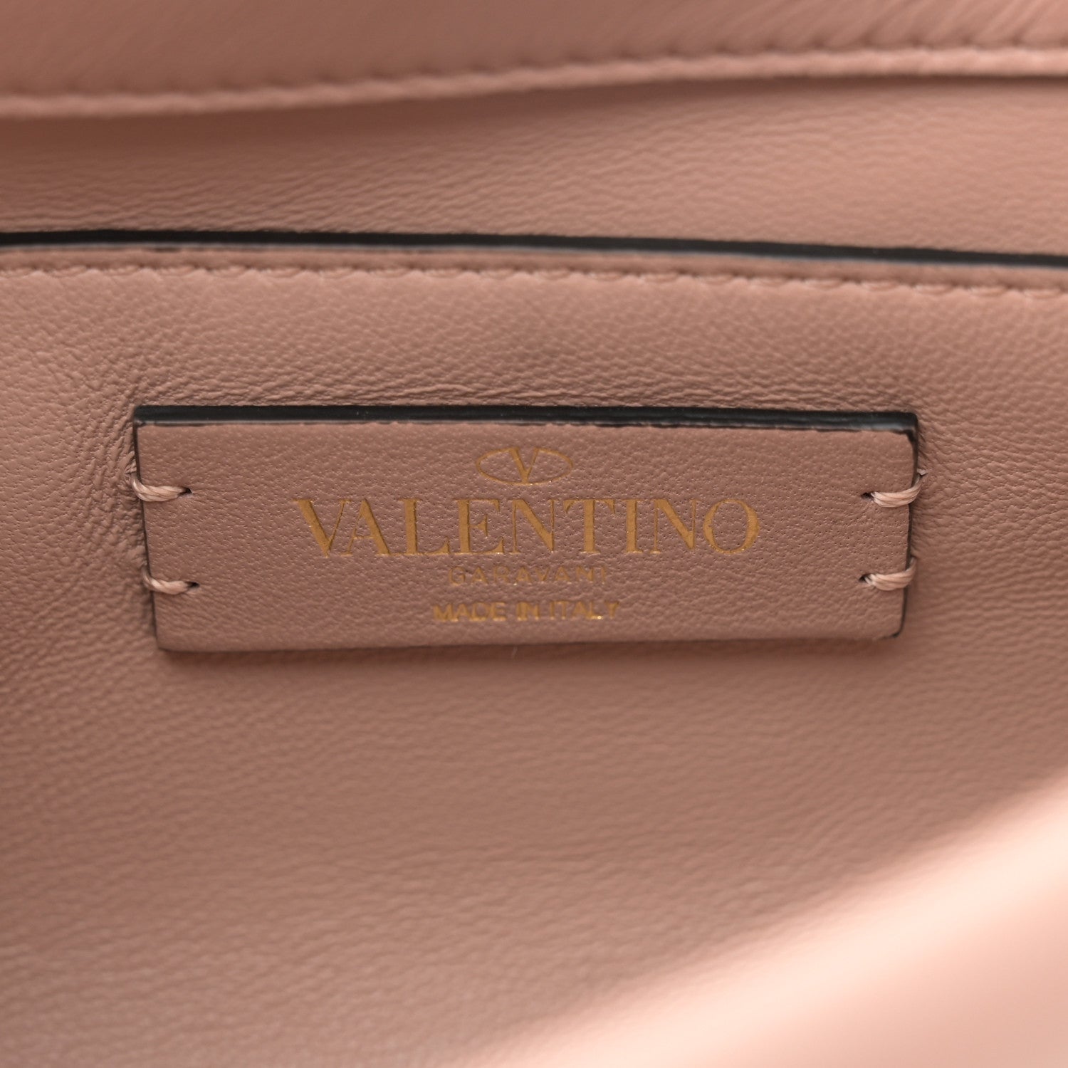 Valentino Garavani Nappa Small Roman Stud Shoulder Bag Rose Cannelle 6 of 9