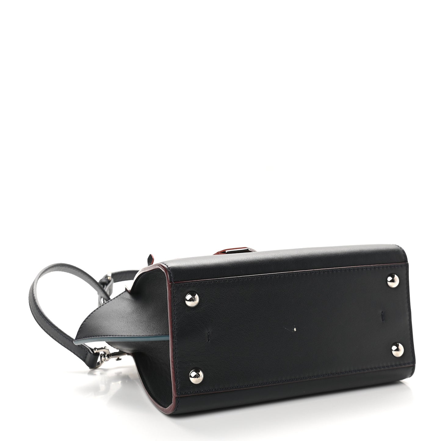 Vitello Dolce Mini 3jours Tote Blue Notte